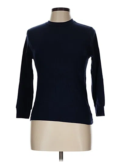 Pre-owned Faded Glory Long Sleeve Turtleneck In Blue