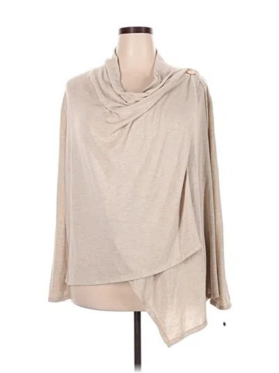 Pre-owned Faded Glory Long Sleeve Turtleneck In Brown