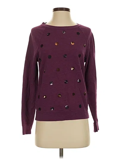 Pre-owned Faded Glory Long Sleeve Turtleneck In Purple