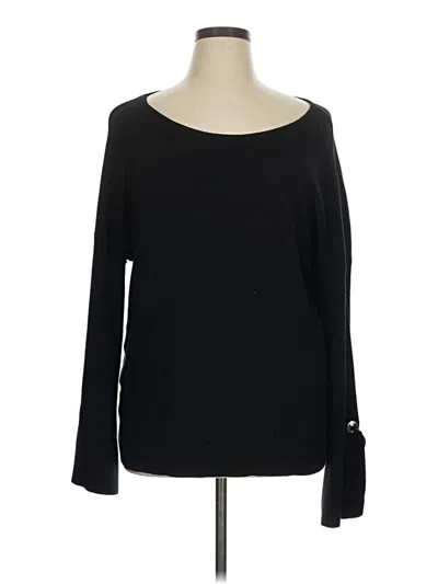 Pre-owned Faded Glory Pullover Sweater In Black