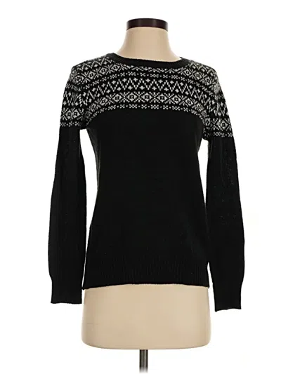 Pre-owned Faded Glory Pullover Sweater In Black