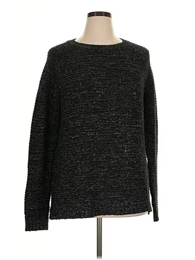 Pre-owned Faded Glory Pullover Sweater In Black