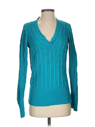 Pre-owned Faded Glory Pullover Sweater In Blue