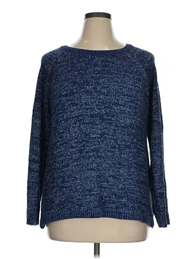 Pre-owned Faded Glory Pullover Sweater In Blue