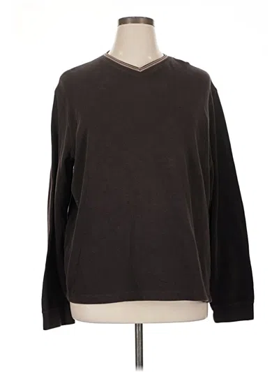 Pre-owned Faded Glory Pullover Sweater In Brown