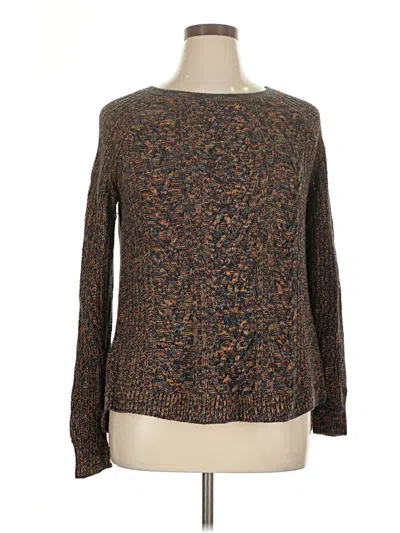 Pre-owned Faded Glory Pullover Sweater In Brown