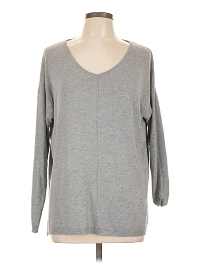 Pre-owned Faded Glory Pullover Sweater In Gray
