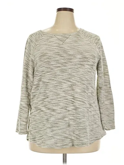 Pre-owned Faded Glory Pullover Sweater In Gray
