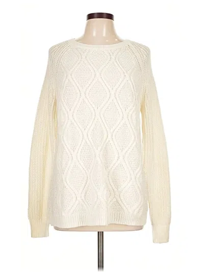 Pre-owned Faded Glory Pullover Sweater In Ivory