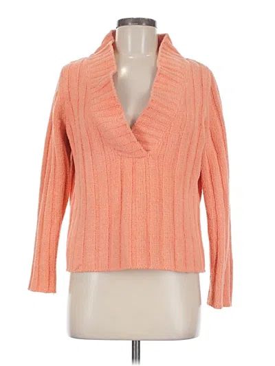 Pre-owned Faded Glory Pullover Sweater In Orange