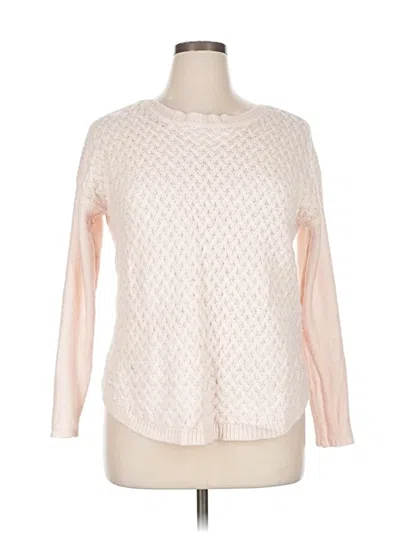 Pre-owned Faded Glory Pullover Sweater In Pink