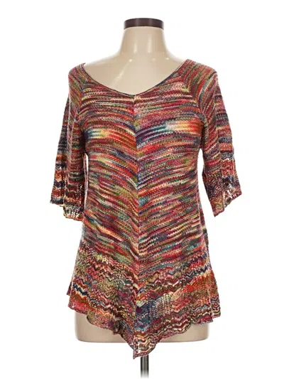 Pre-owned Faded Glory Pullover Sweater In Red