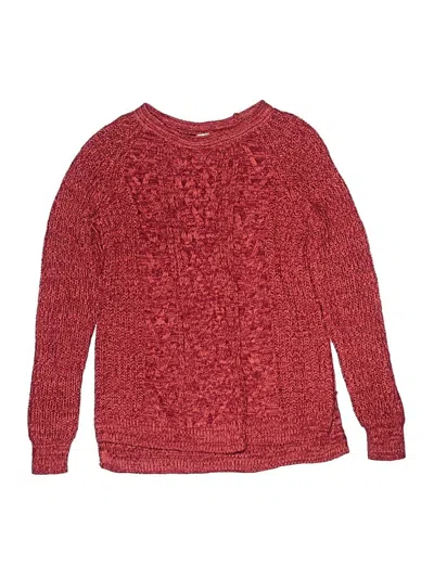 Pre-owned Faded Glory Kids' Pullover Sweater In Red