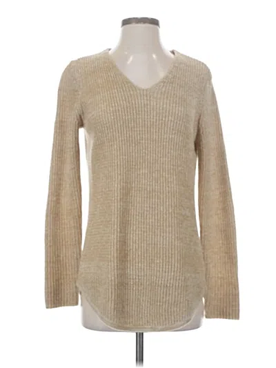 Pre-owned Faded Glory Pullover Sweater In Tan
