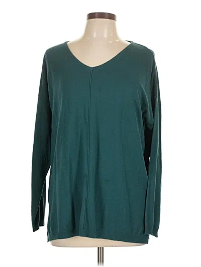 Pre-owned Faded Glory Pullover Sweater In Teal