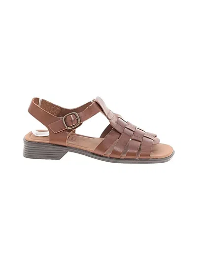 Pre-owned Faded Glory Sandals In Brown
