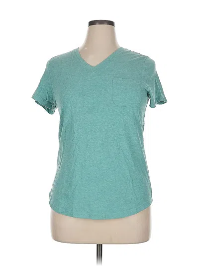 Pre-owned Faded Glory Short Sleeve T-shirt In Blue
