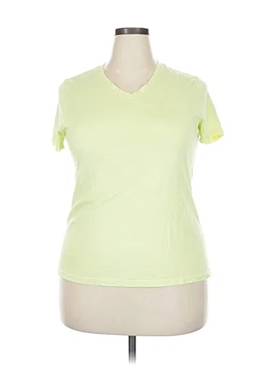 Pre-owned Faded Glory Short Sleeve T-shirt In Green