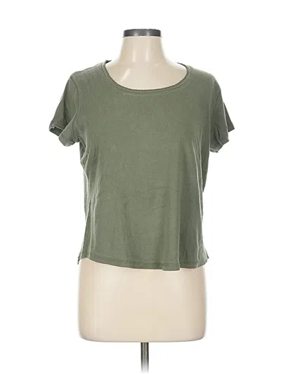 Pre-owned Faded Glory Short Sleeve T-shirt In Green