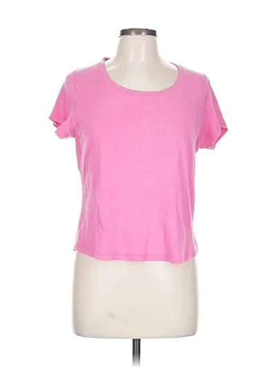 Pre-owned Faded Glory Short Sleeve T-shirt In Pink