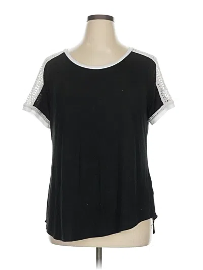 Pre-owned Faded Glory Short Sleeve T-shirt In Black