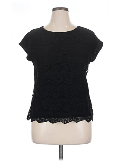 Pre-owned Faded Glory Short Sleeve T-shirt In Black