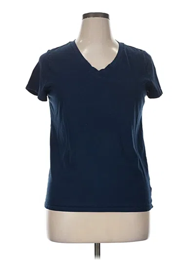 Pre-owned Faded Glory Short Sleeve T-shirt In Blue