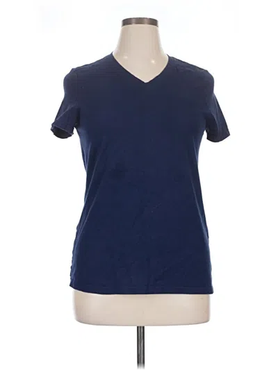 Pre-owned Faded Glory Short Sleeve T-shirt In Blue