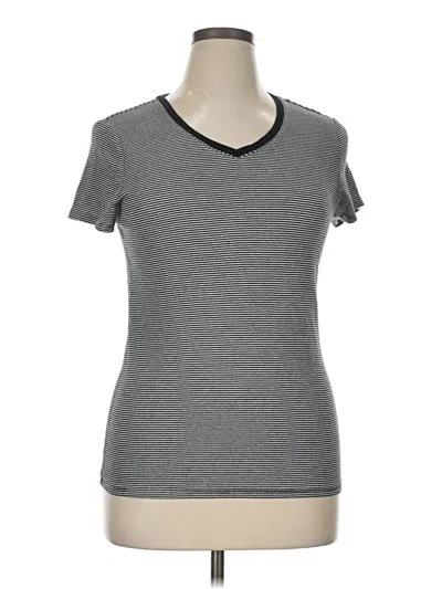 Pre-owned Faded Glory Short Sleeve T-shirt In Gray