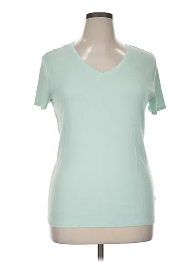Pre-owned Faded Glory Short Sleeve T-shirt In Green