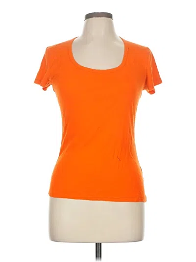 Pre-owned Faded Glory Short Sleeve T-shirt In Orange