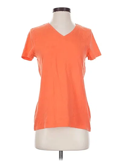 Pre-owned Faded Glory Short Sleeve T-shirt In Orange