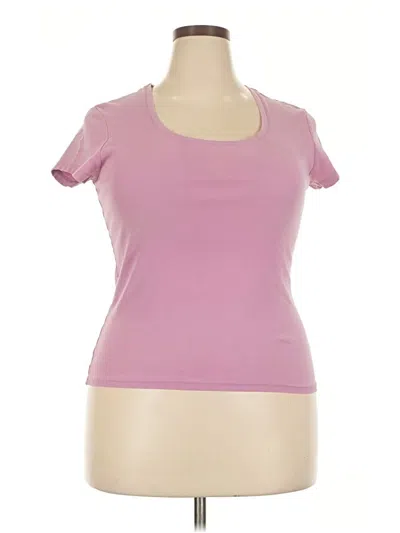 Pre-owned Faded Glory Short Sleeve T-shirt In Pink