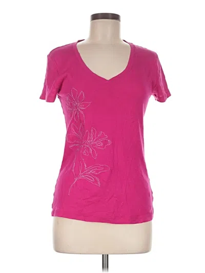 Pre-owned Faded Glory Short Sleeve T-shirt In Pink