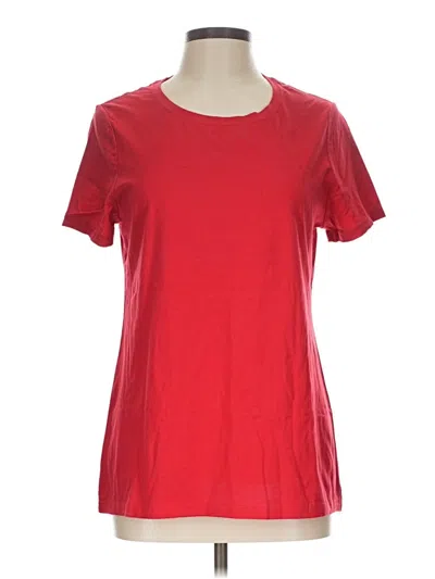 Pre-owned Faded Glory Short Sleeve T-shirt In Red