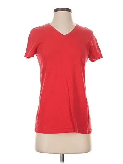 Pre-owned Faded Glory Short Sleeve T-shirt In Red