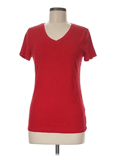 Pre-owned Faded Glory Short Sleeve T-shirt In Red