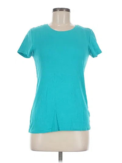Pre-owned Faded Glory Short Sleeve T-shirt In Teal