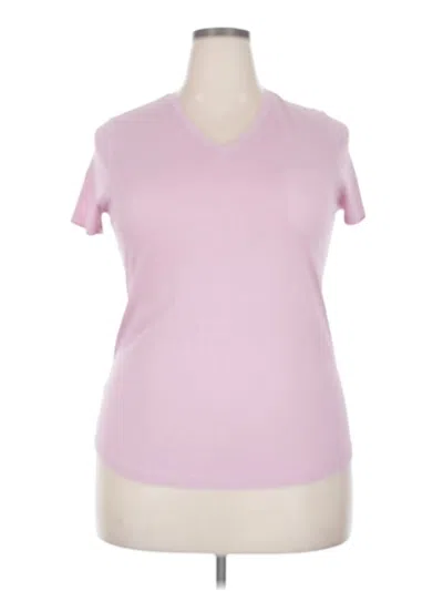 Pre-owned Faded Glory Short Sleeve Turtleneck In Pink