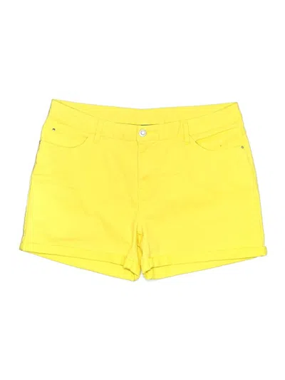 Pre-owned Faded Glory Shorts In Yellow