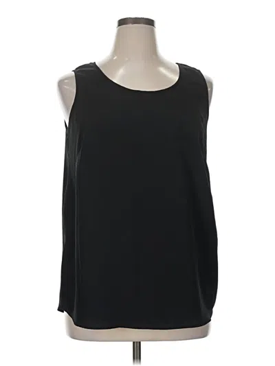 Pre-owned Faded Glory Sleeveless Blouse In Black
