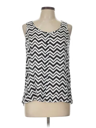 Pre-owned Faded Glory Sleeveless Blouse In Black