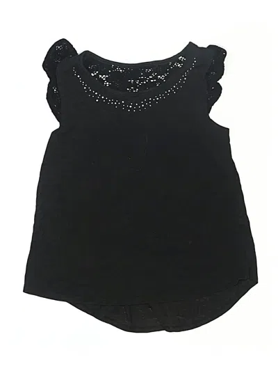 Pre-owned Faded Glory Kids' Sleeveless Blouse In Black
