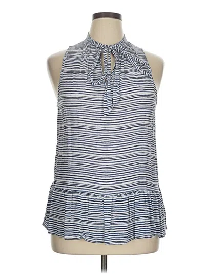 Pre-owned Faded Glory Sleeveless Blouse In Blue