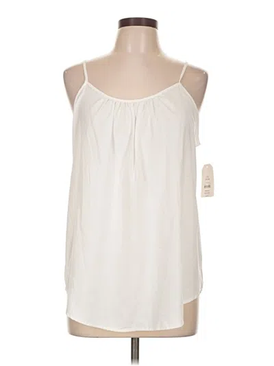 Pre-owned Faded Glory Sleeveless Blouse In Ivory