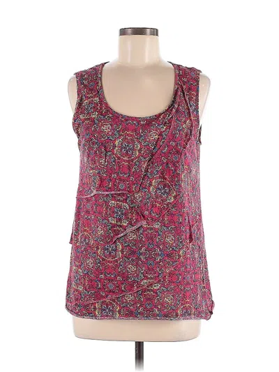 Pre-owned Faded Glory Sleeveless Blouse In Pink