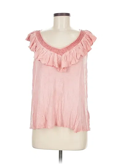 Pre-owned Faded Glory Sleeveless Blouse In Pink