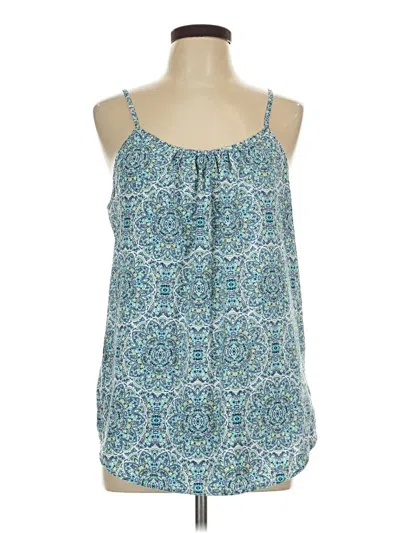 Pre-owned Faded Glory Sleeveless Blouse In Teal