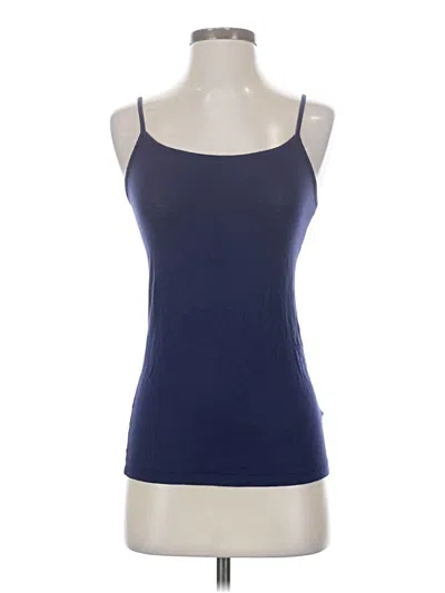 Pre-owned Faded Glory Sleeveless Top Blue Halter Neckline Tops