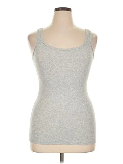 Pre-owned Faded Glory Sleeveless Top Gray Scoop Neck Tops
